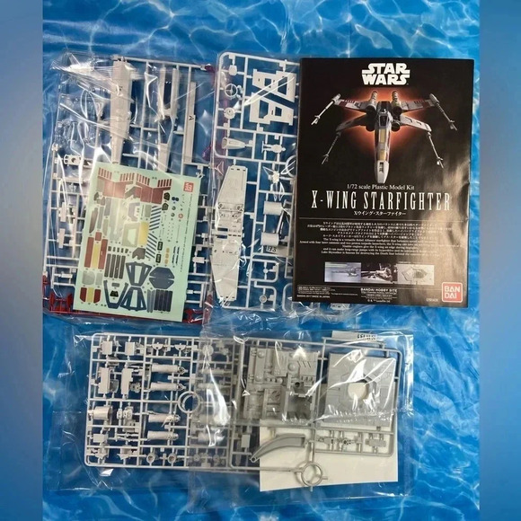 Star Wars - X-Wing Starfighter - 1/72 Scale Model Kit - New  / Sealed - Picture 9 of 12